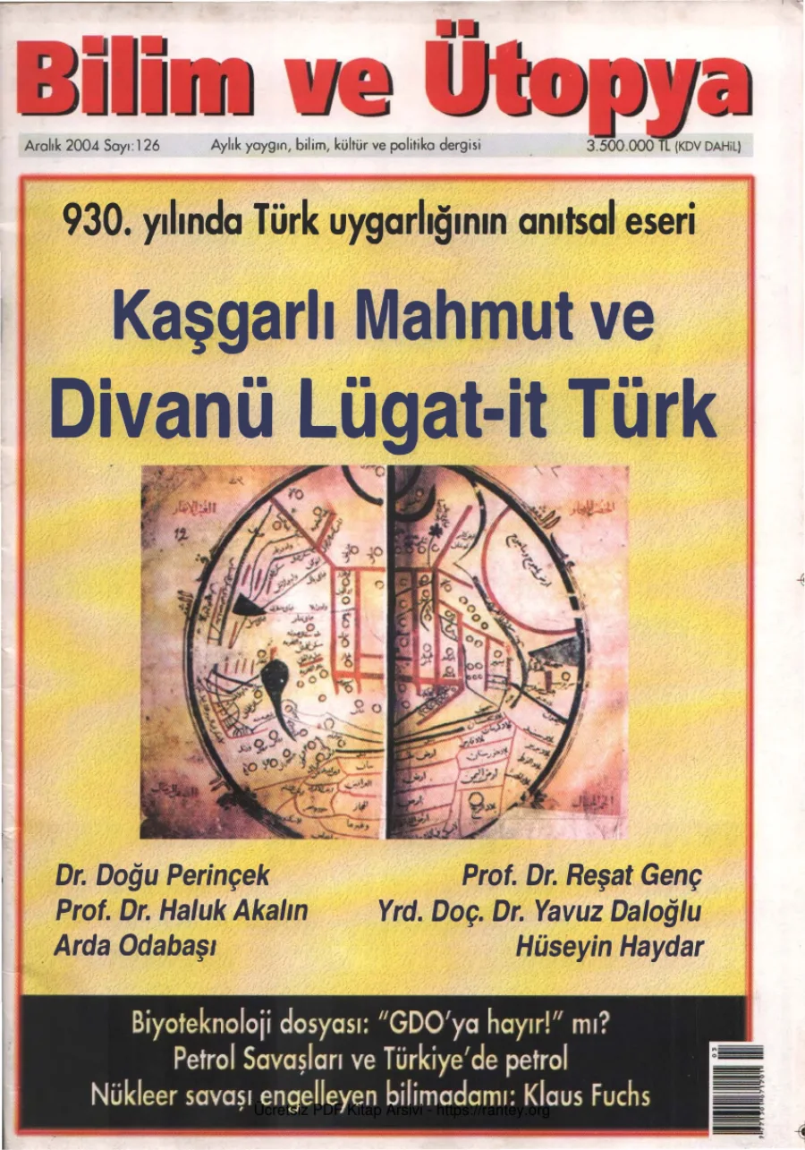 Ütopya Sayı 126 Kaşgarlı Mahmut ve Divanü Lügat it Türk kapak görseli