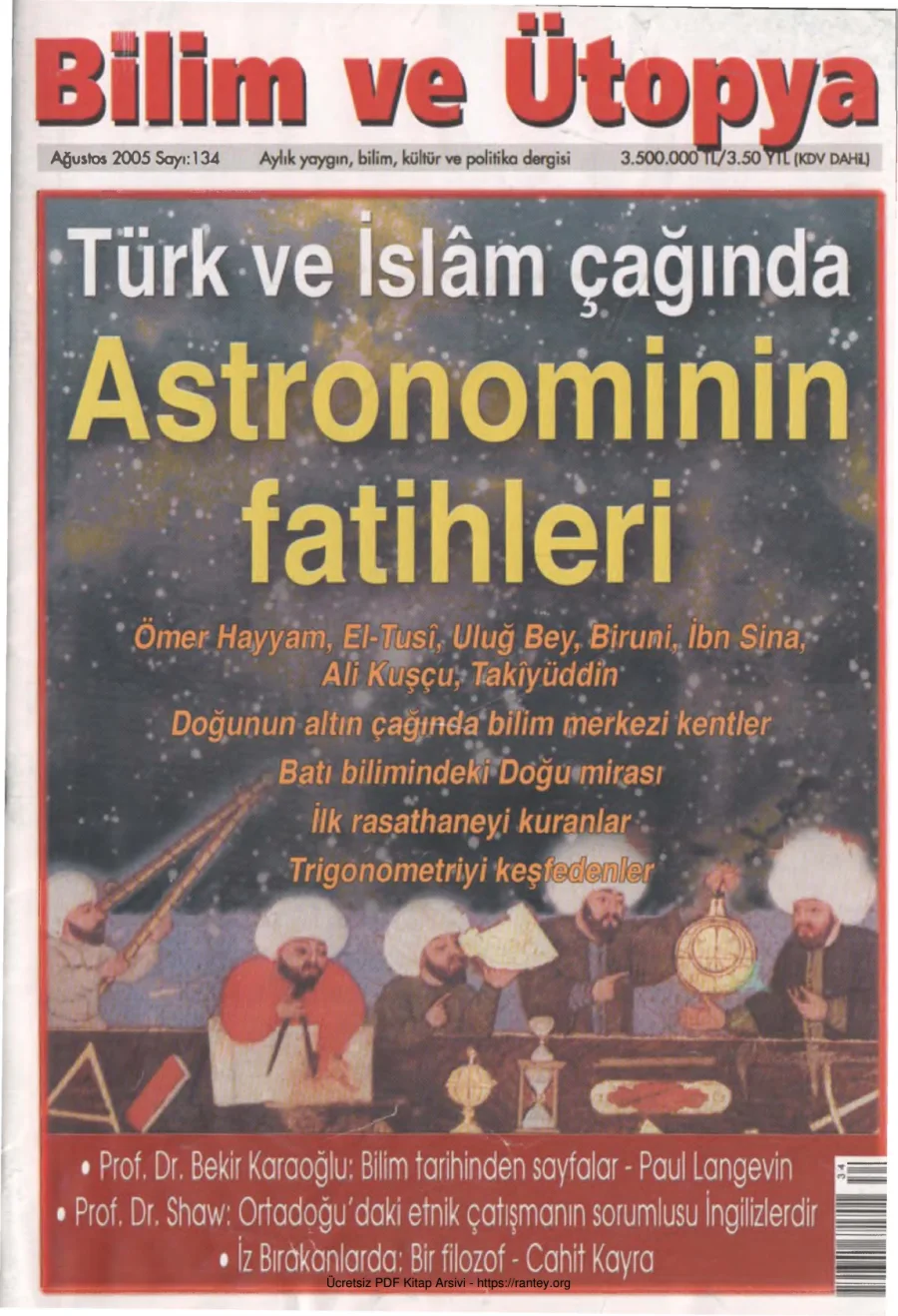 Ütopya Sayı 134 Astronominin Fatihleri kapak görseli