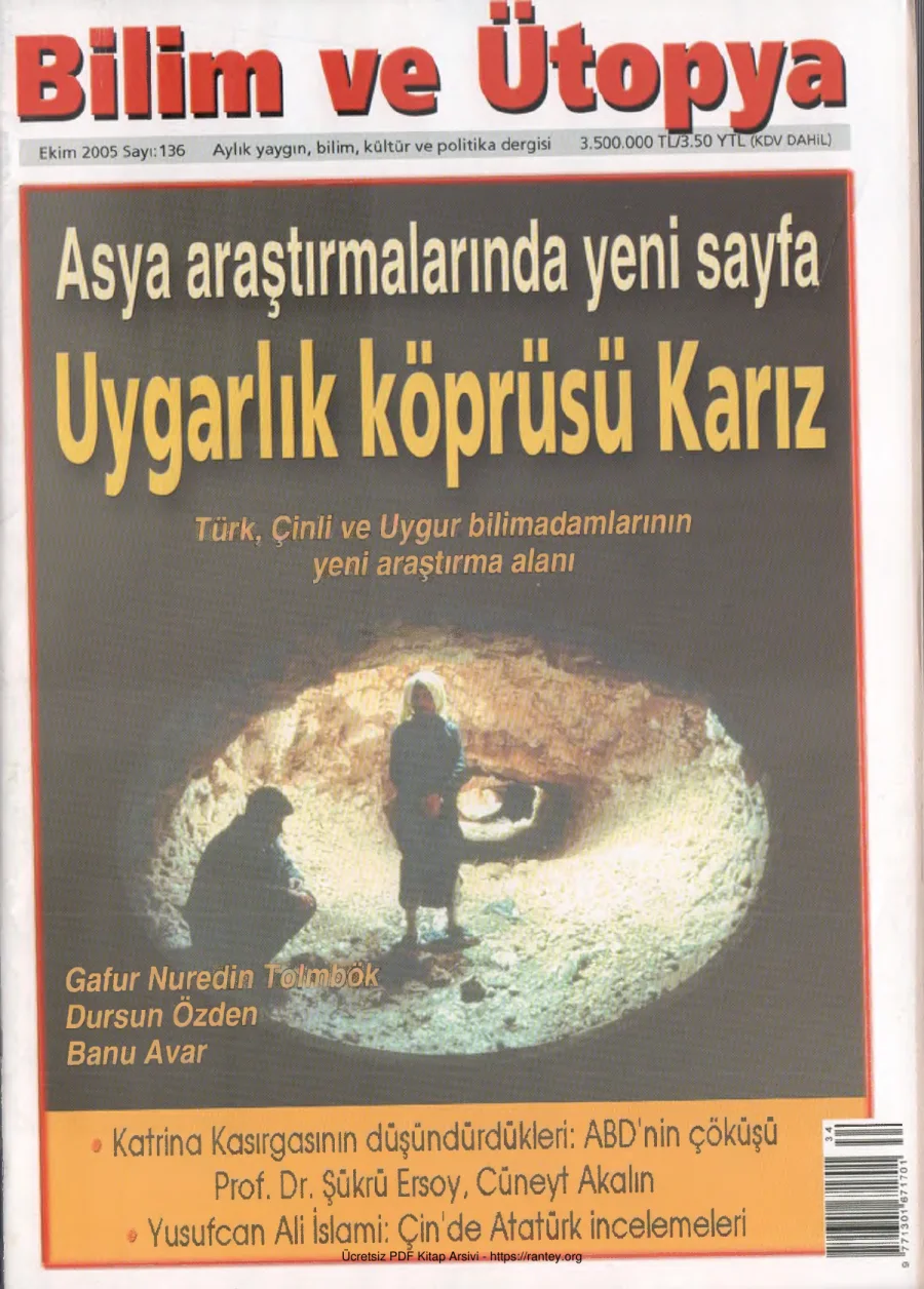 Ütopya Sayı 136 Uygarlık Köprüsü Karız kapak görseli