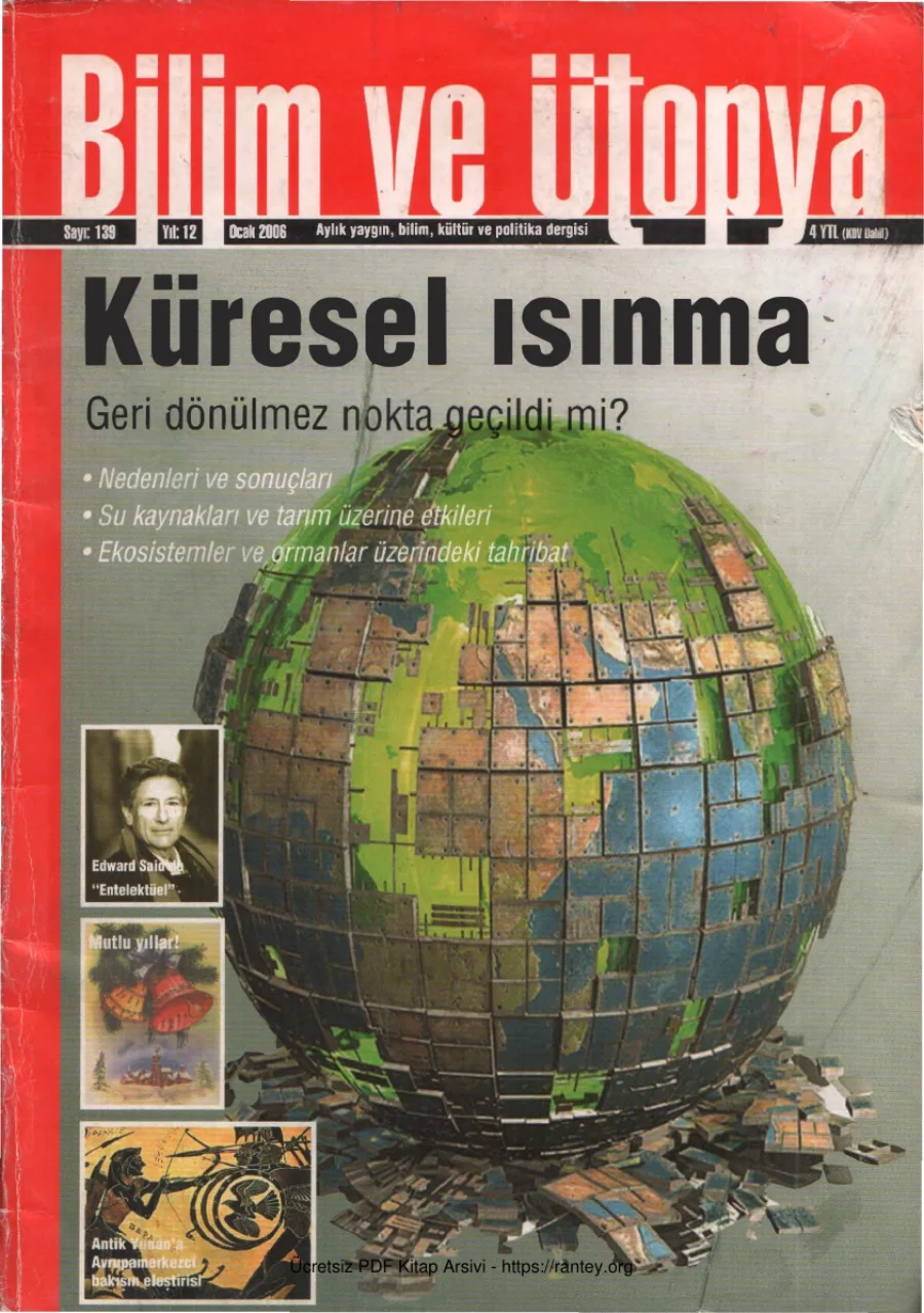 Ütopya Sayı 139 Küresel Isınma kapak görseli