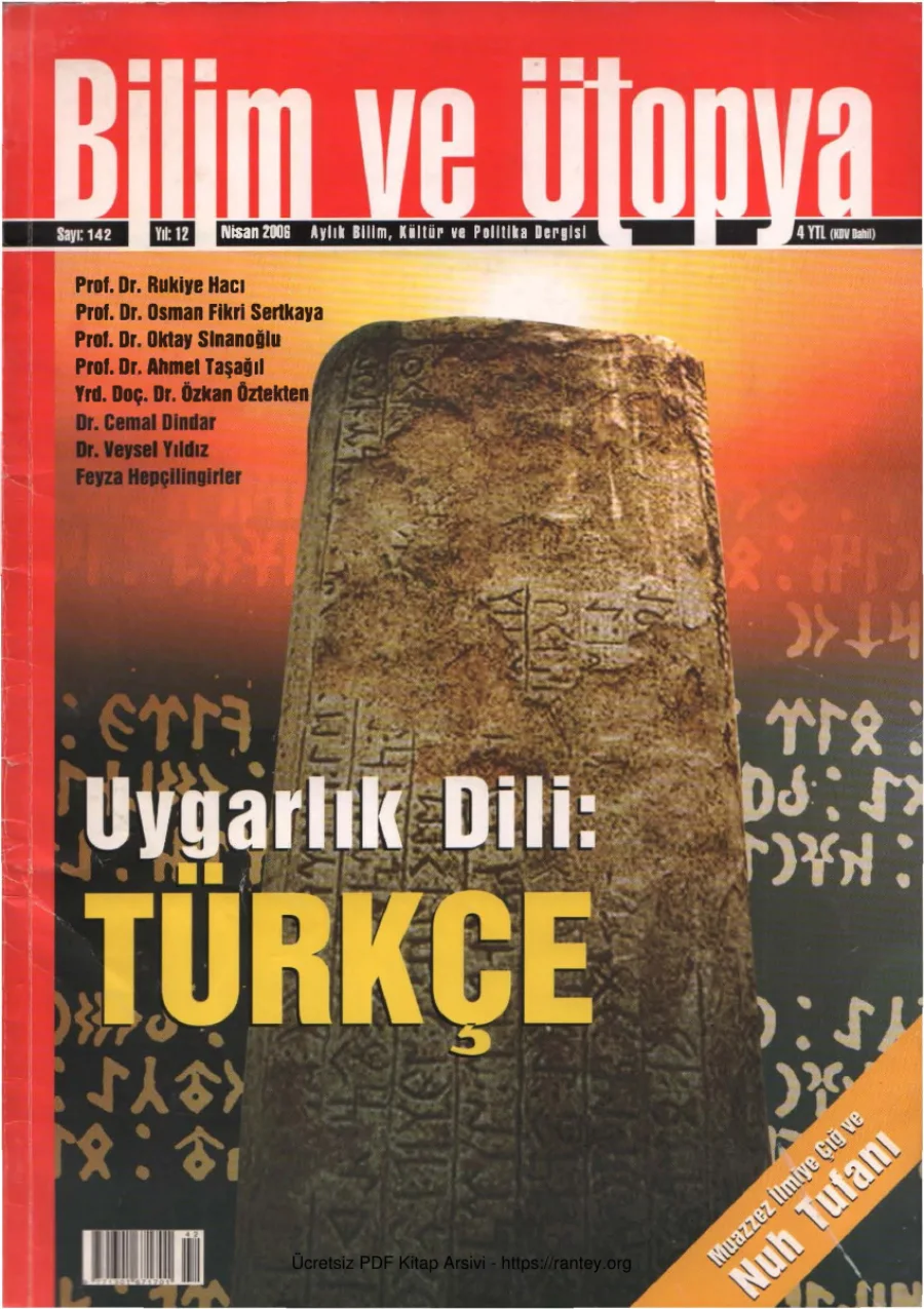 Ütopya Sayı 142 Uygarlık Dili Türkçe kapak görseli
