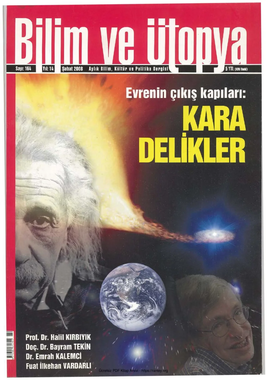 Ütopya Sayı 164 Kara Delikler kapak görseli