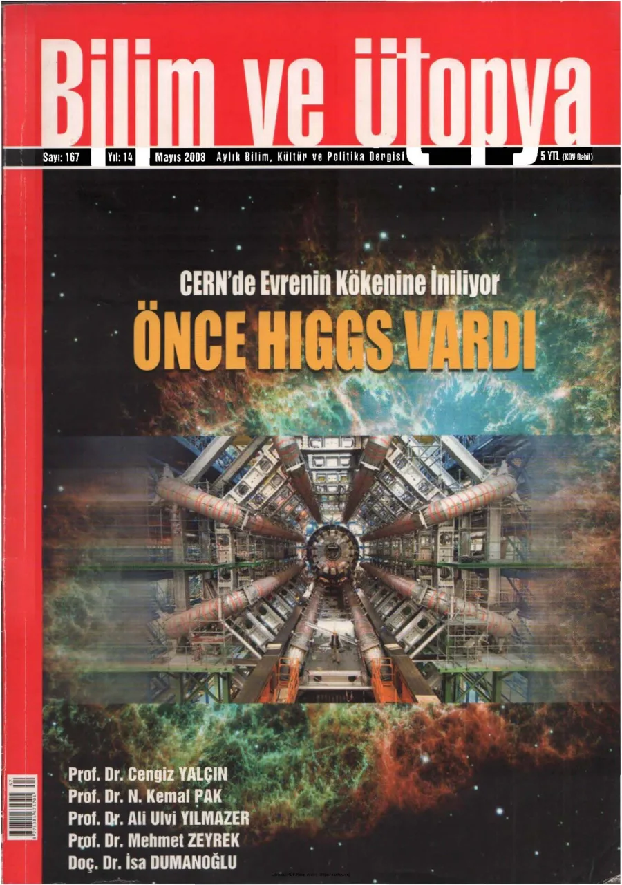 Ütopya Sayı 167 Önce Higgs Vardı kapak görseli