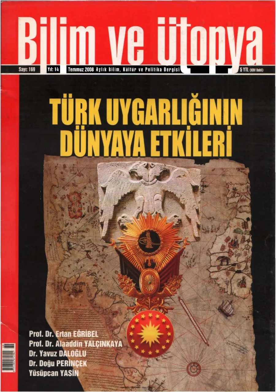 Ütopya Sayı 169 Türk Uygarlığının Dünyaya Etkileri kapak görseli
