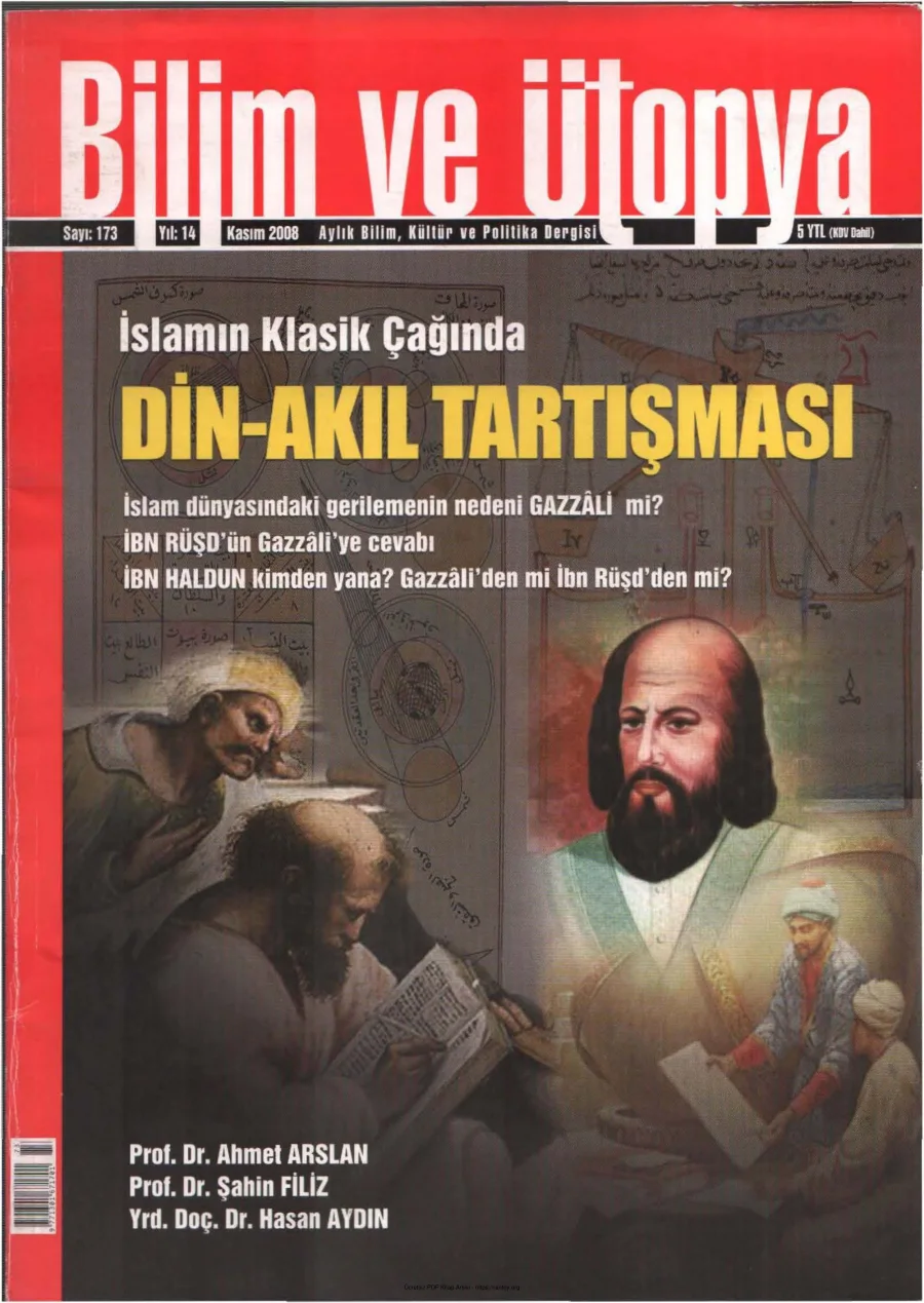 Ütopya Sayı 173 Din Akıl Tartışması kapak görseli