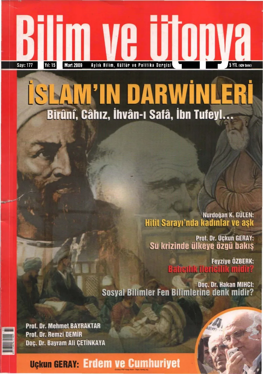 Ütopya Sayı 177 İslamın Darwinleri kapak görseli