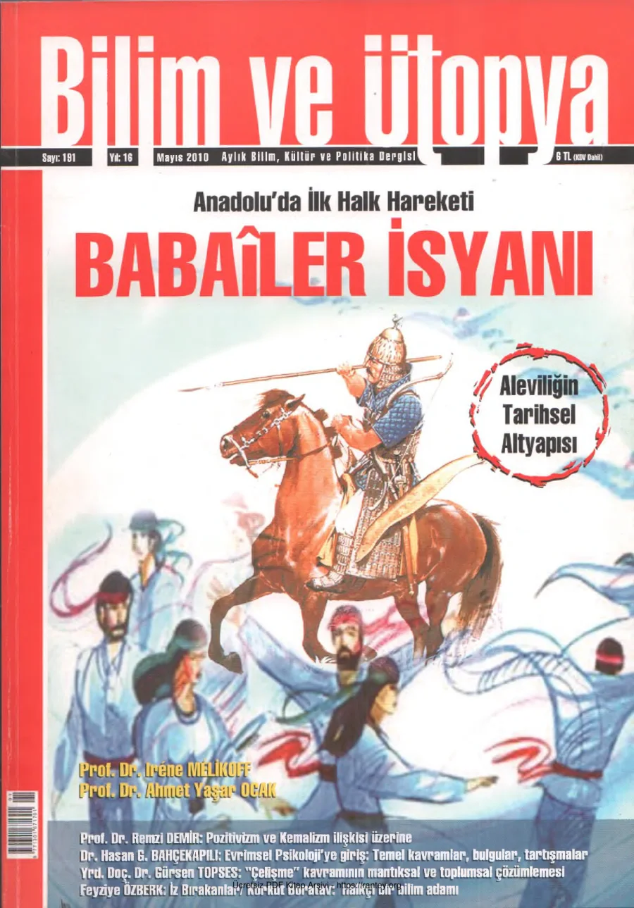 Ütopya Sayı 191 Babailer İsyanı kapak görseli
