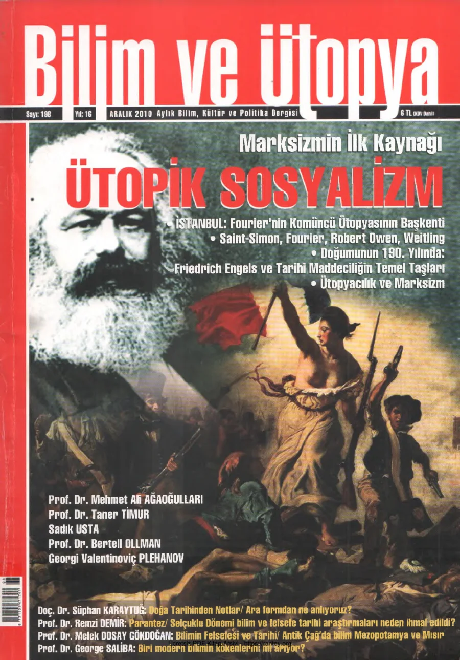 Ütopya Sayı 198 Ütopik Sosyalizm kapak görseli