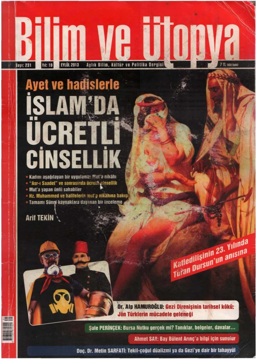 Ütopya Sayı 231 İslamda Ücretli Cinsellik kapak görseli