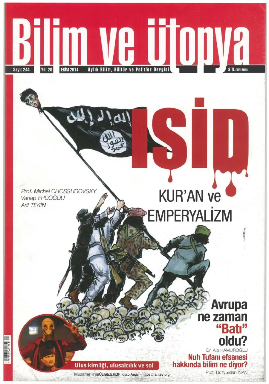 Ütopya Sayı 244 Işid kapak görseli