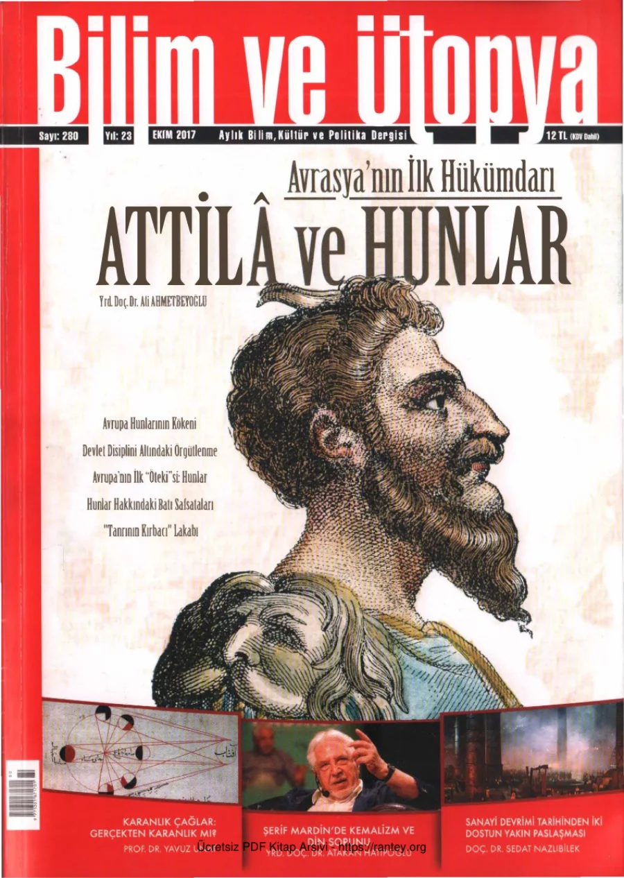 Ütopya Sayı 280 Attila ve Hunlar kapak görseli