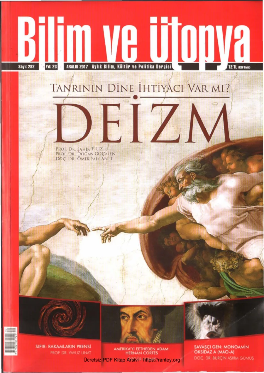 Ütopya Sayı 282 Deizm kapak görseli