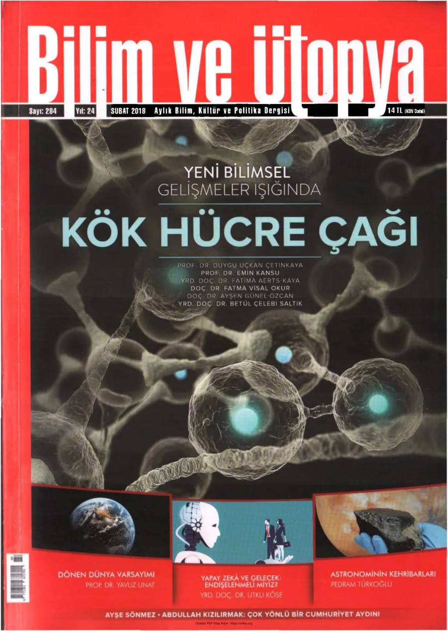 Ütopya Sayı 284 Kök Hücre Çağı kapak görseli