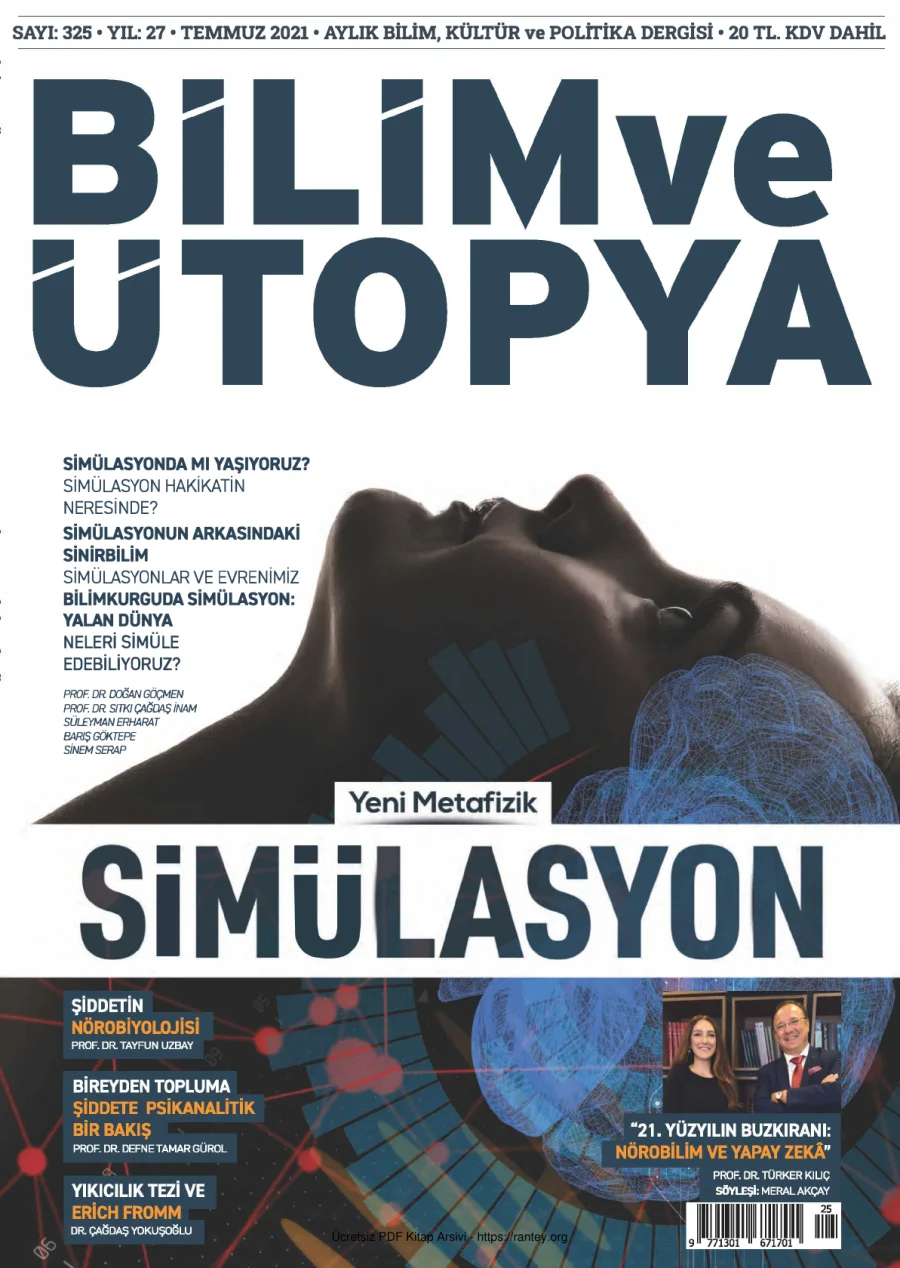 Ütopya Sayı 325 Temmuz 2021 kapak görseli