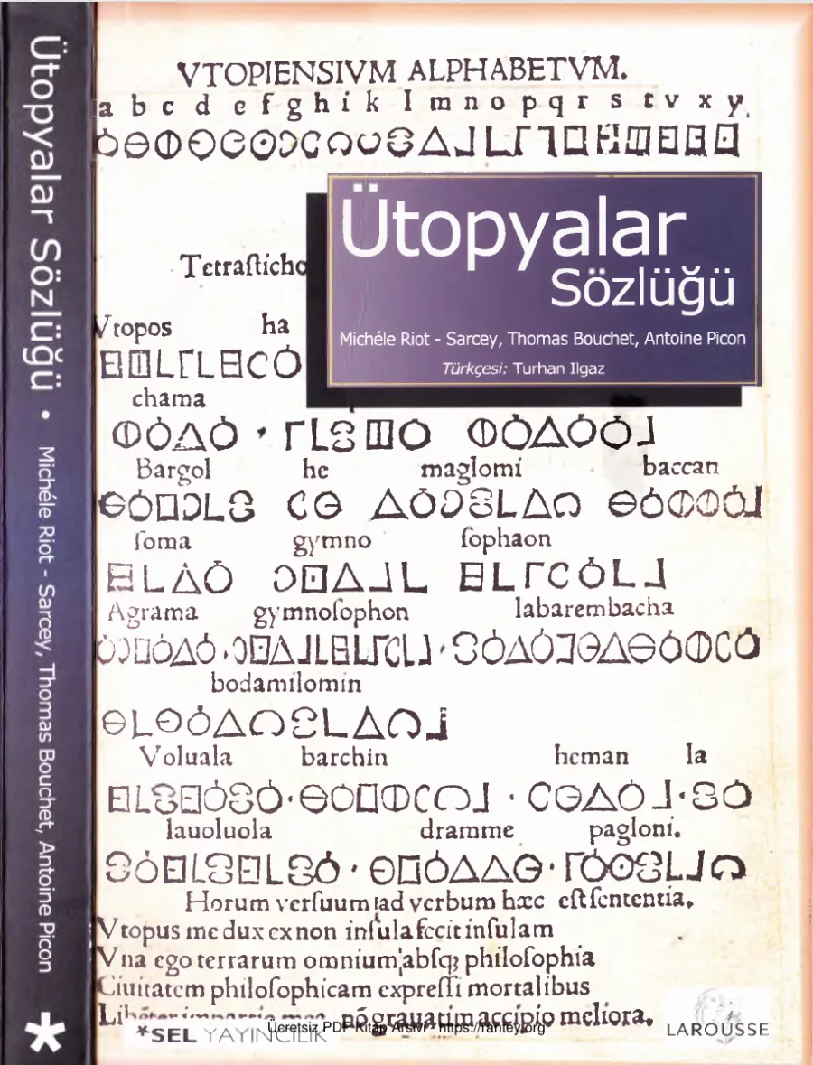Ütopyalar Sözlüğü kapak görseli