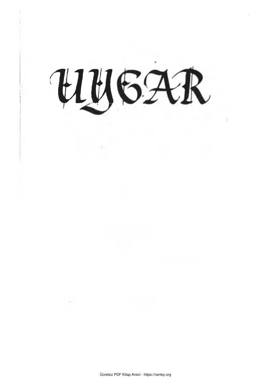 Uygar kapak görseli