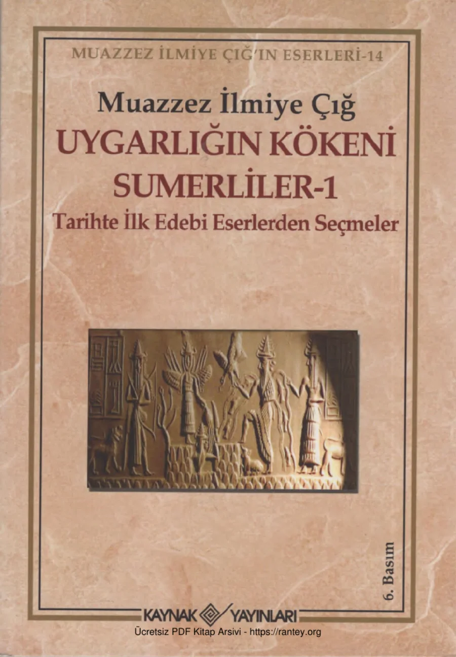 Uygarlığın Kökeni Sümerliler 1 kapak görseli