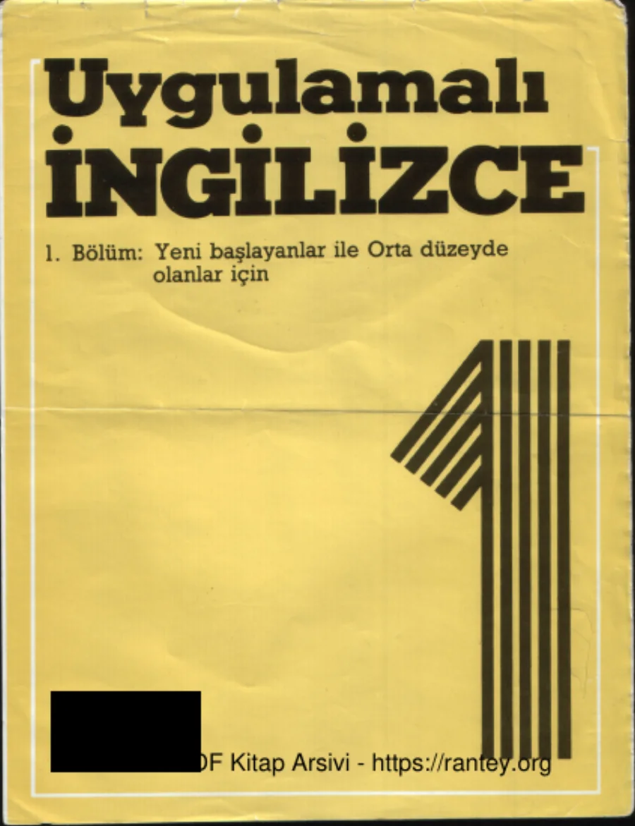 UYGULAMALI INGILIZCE BOLUM 01 APPLIED ENGLISH kapak görseli