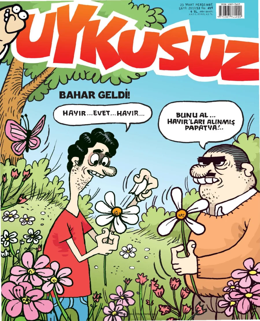 Uykusuz 2017 Sayı 499 kapak görseli