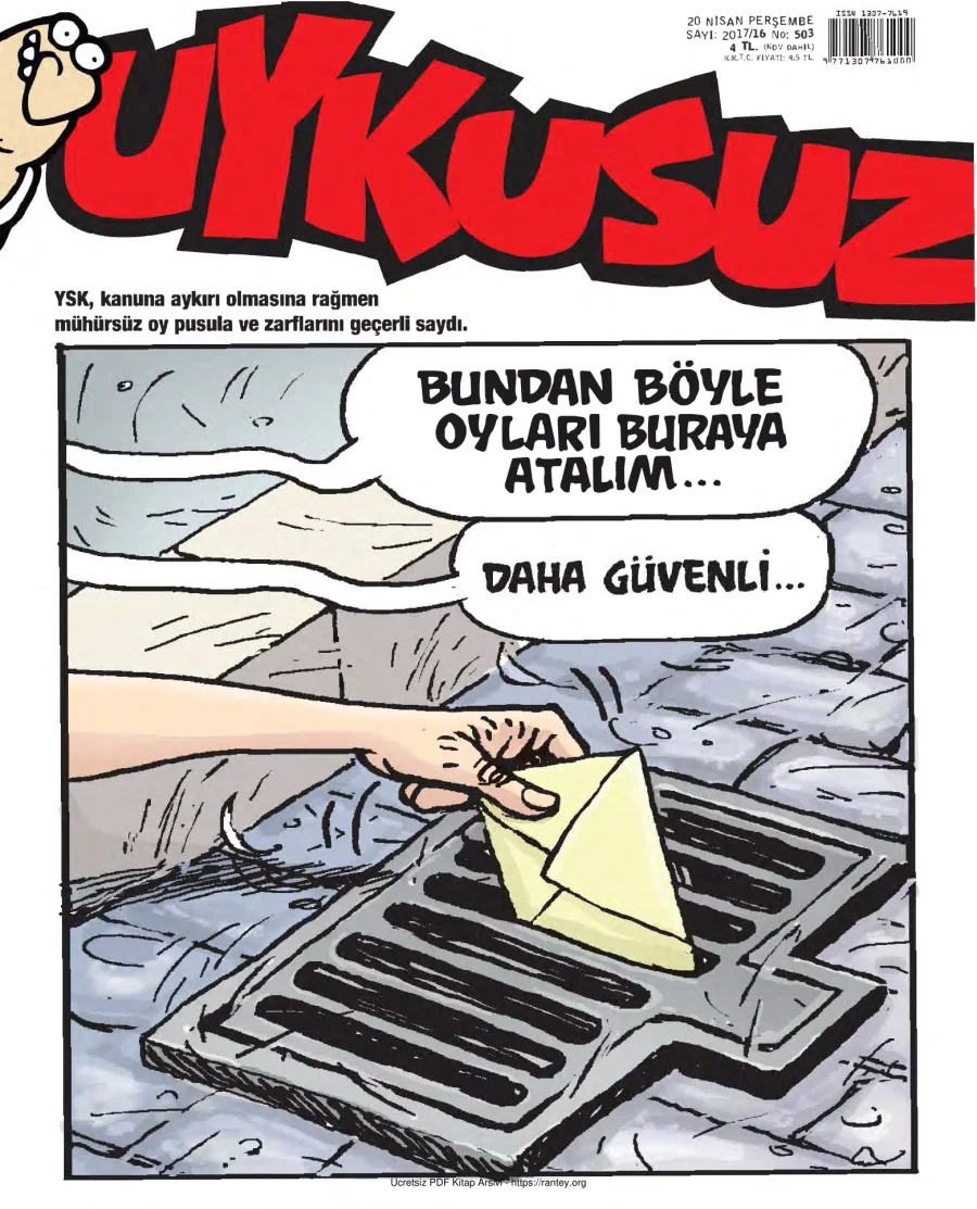 Uykusuz 2017 Sayı 503 kapak görseli
