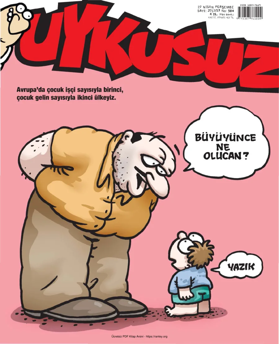 Uykusuz 2017 Sayı 504 kapak görseli