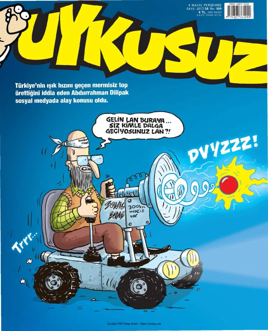 Uykusuz 2017 Sayı 505 kapak görseli
