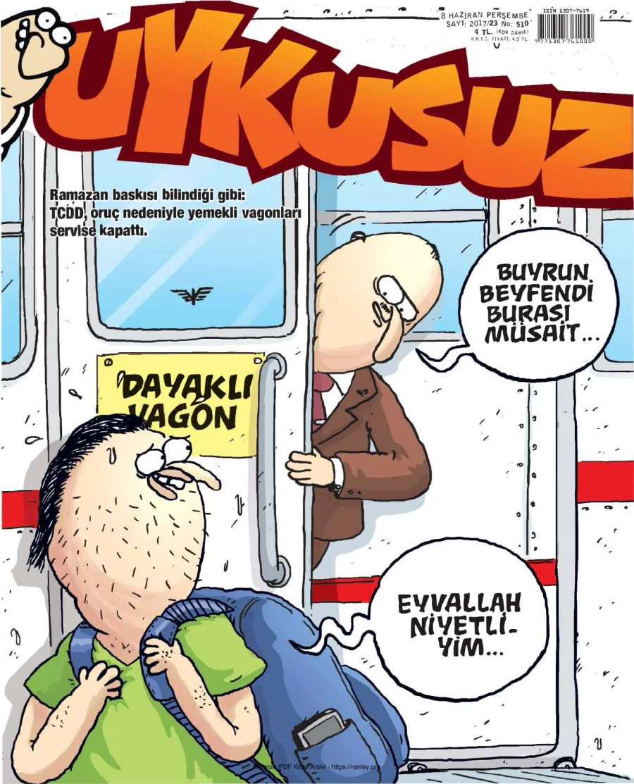 Uykusuz 2017 Sayı 510 kapak görseli