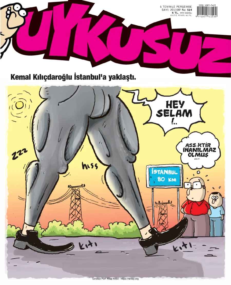 Uykusuz 2017 Sayı 514 kapak görseli