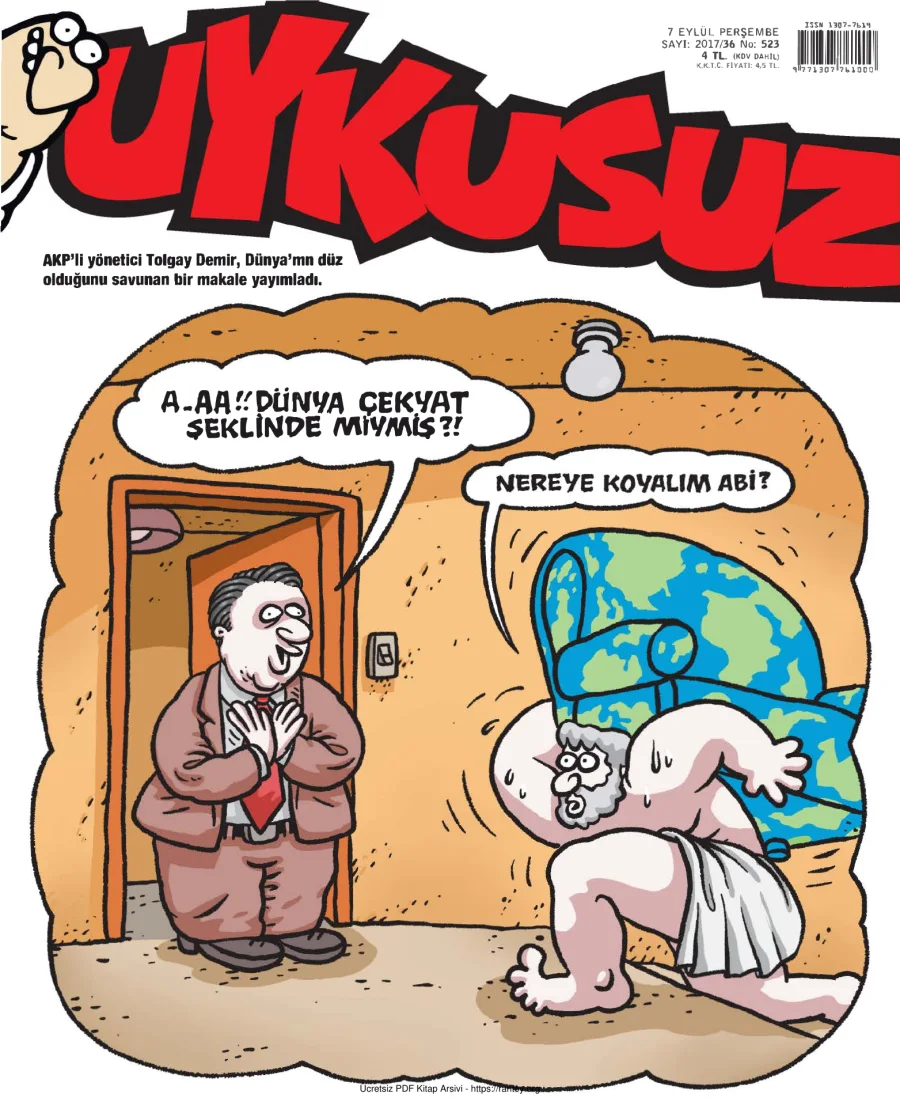 Uykusuz 2017 Sayı 523 kapak görseli
