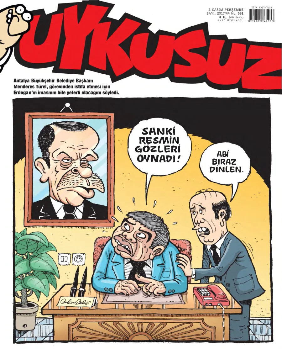 Uykusuz 2017 Sayı 531 kapak görseli