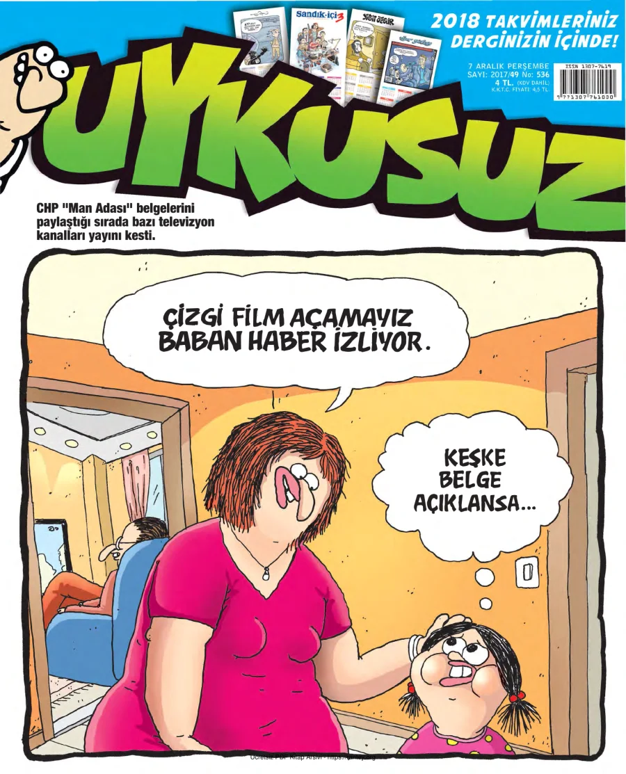 Uykusuz 2017 Sayı 536 kapak görseli