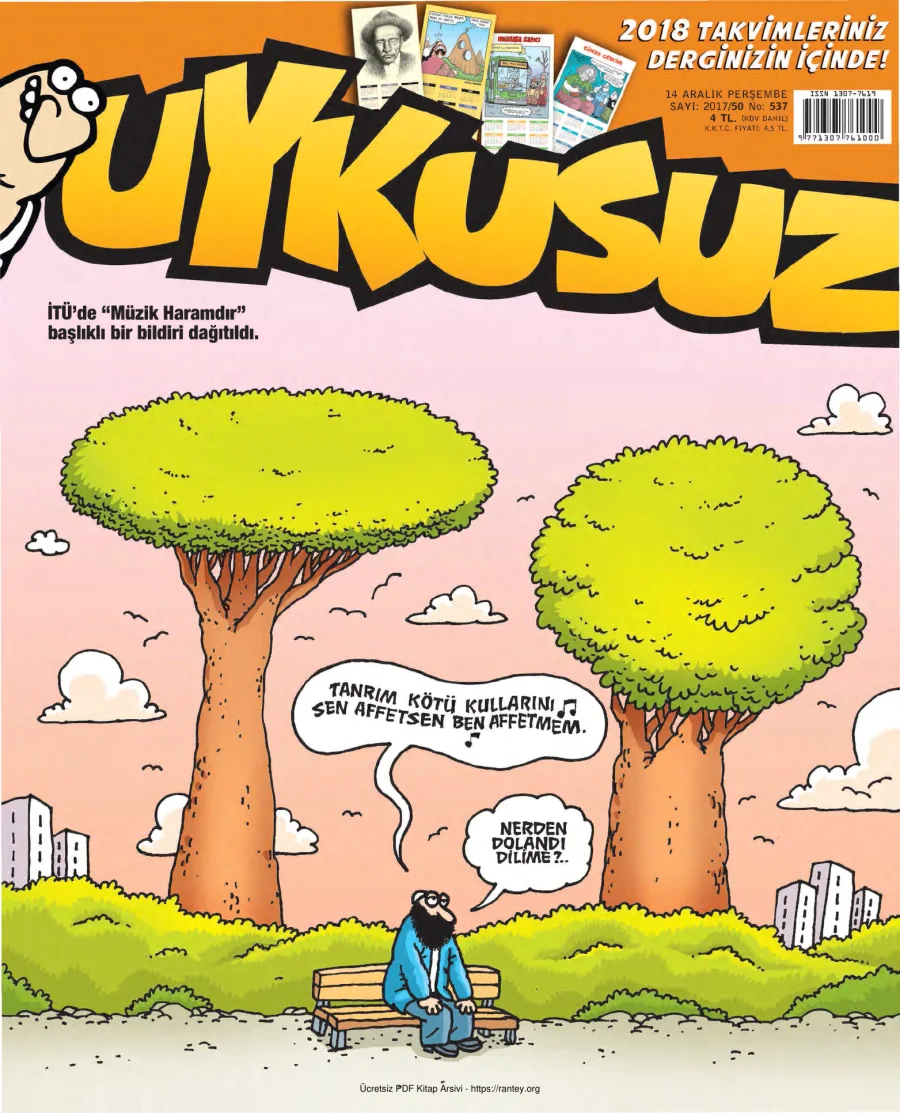 Uykusuz 2017 Sayı 537 kapak görseli