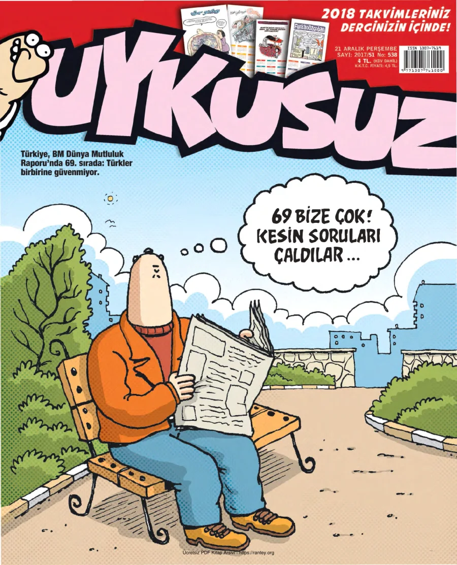 Uykusuz 2017 Sayı 538 kapak görseli