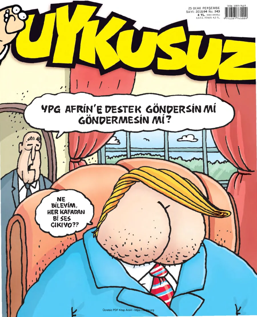Uykusuz 2018 Sayı 543 kapak görseli