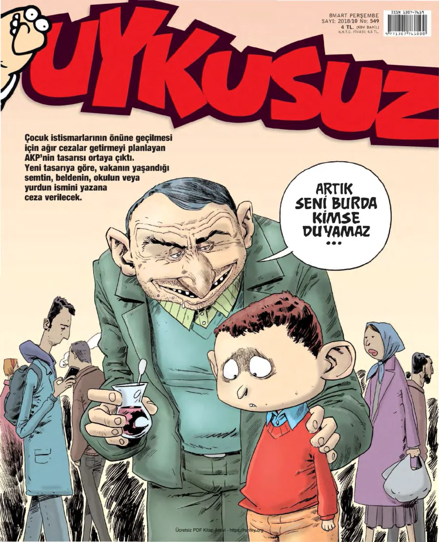 Uykusuz 2018 Sayı 549 kapak görseli