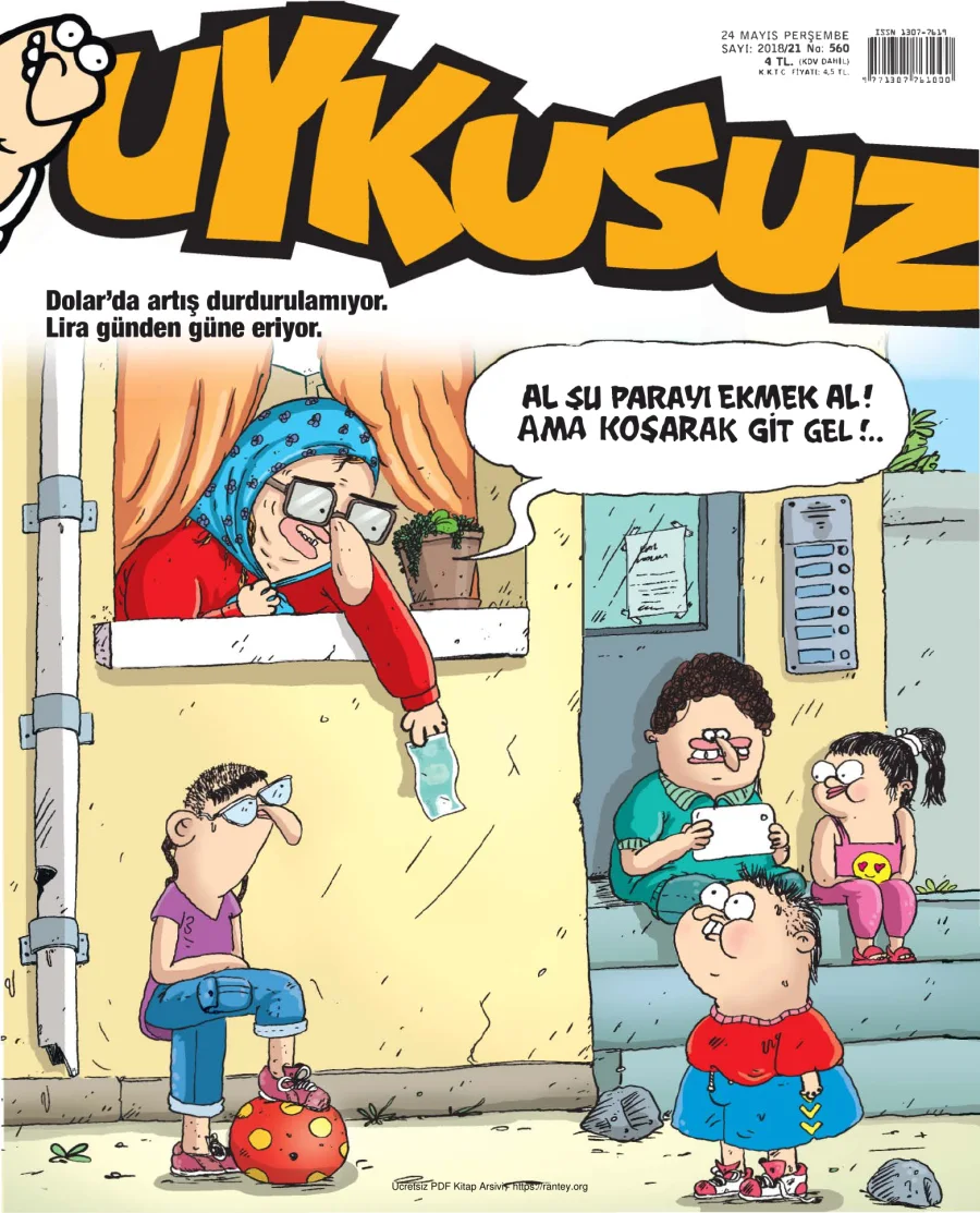 Uykusuz 2018 Sayı 560 kapak görseli