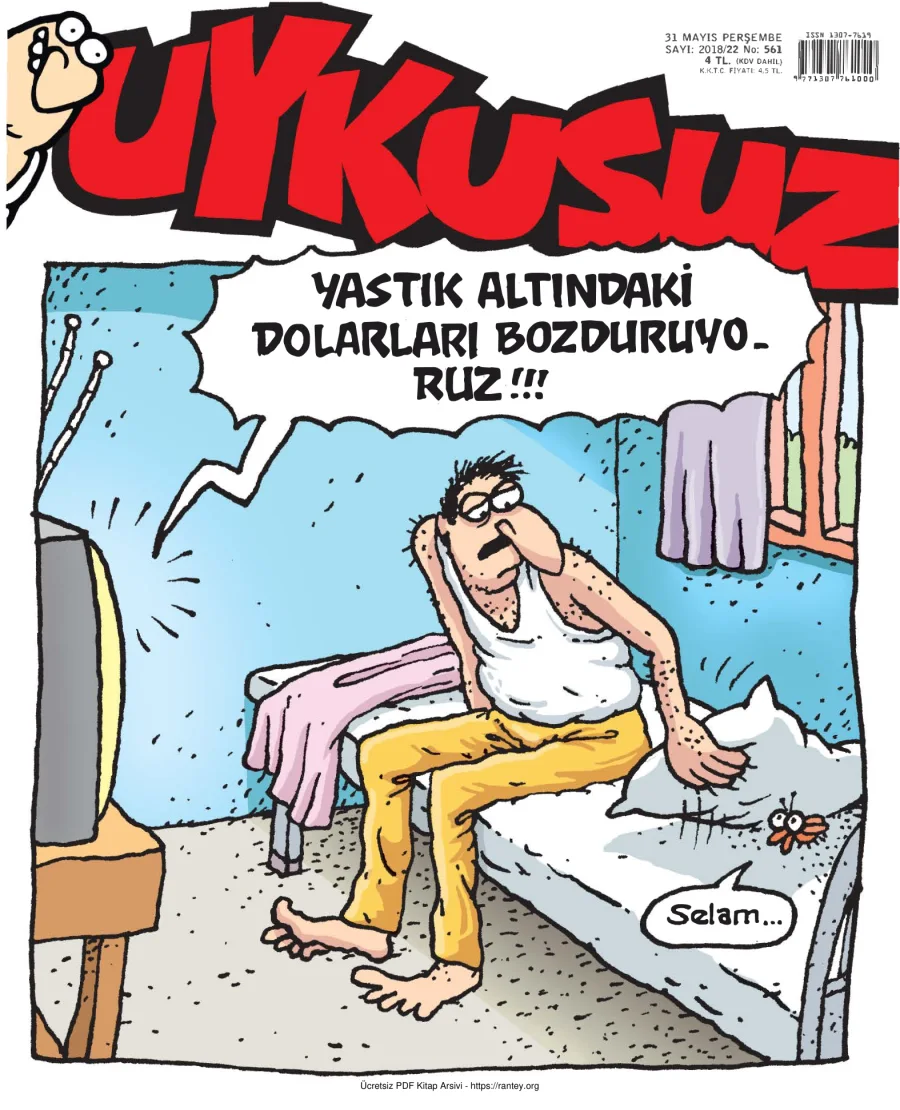Uykusuz 2018 Sayı 561 kapak görseli