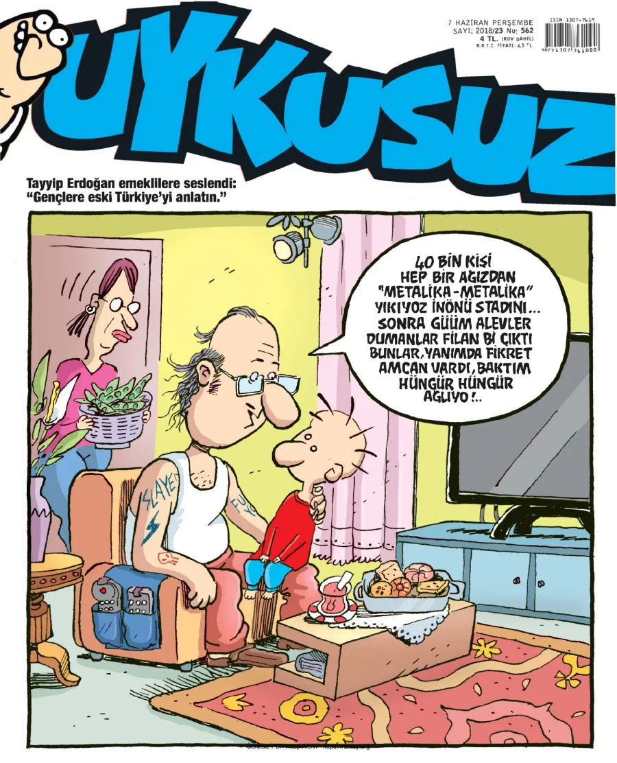 Uykusuz 2018 Sayı 562 kapak görseli