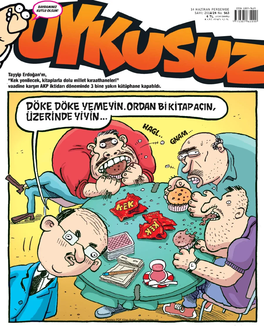 Uykusuz 2018 Sayı 563 kapak görseli