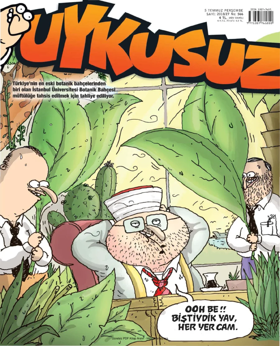 Uykusuz 2018 Sayı 566 kapak görseli