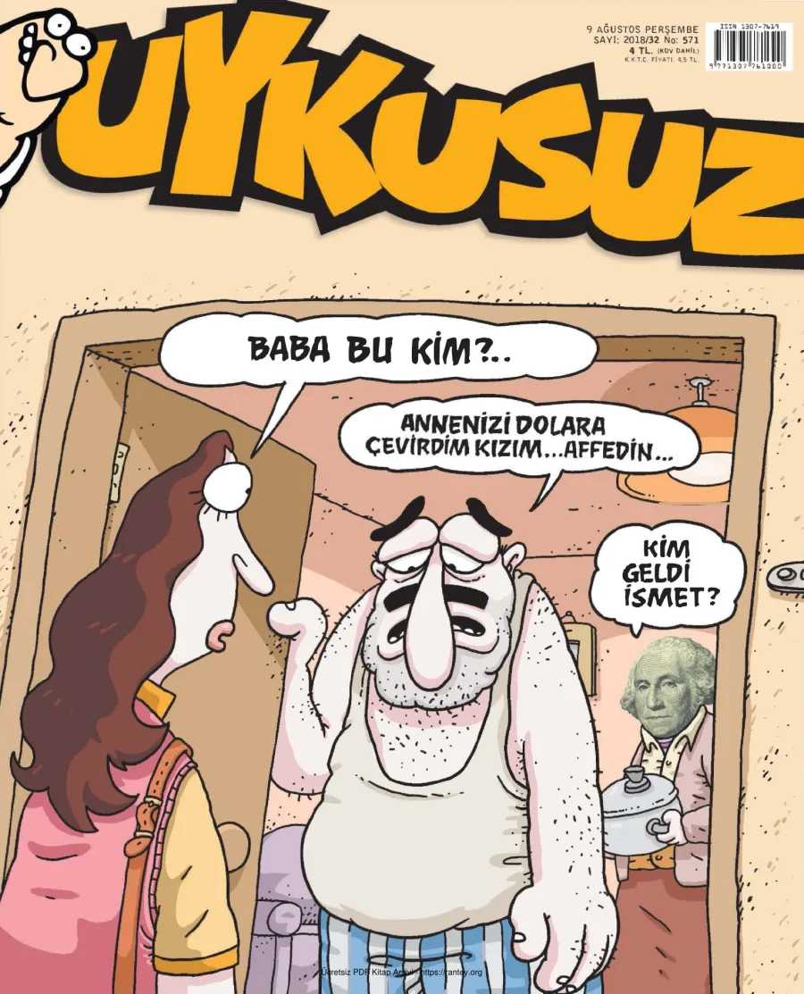 Uykusuz 2018 Sayı 571 kapak görseli