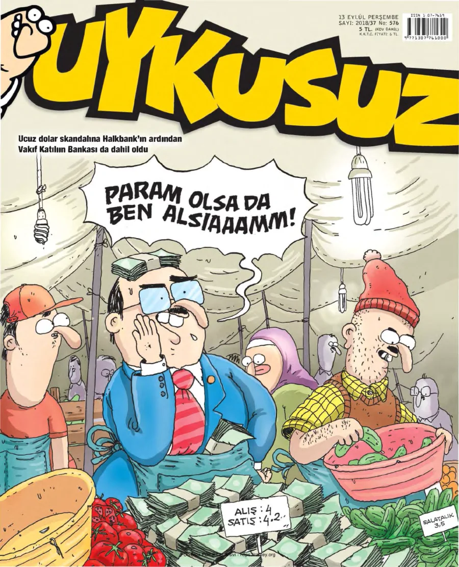 Uykusuz 2018 Sayı 576 kapak görseli