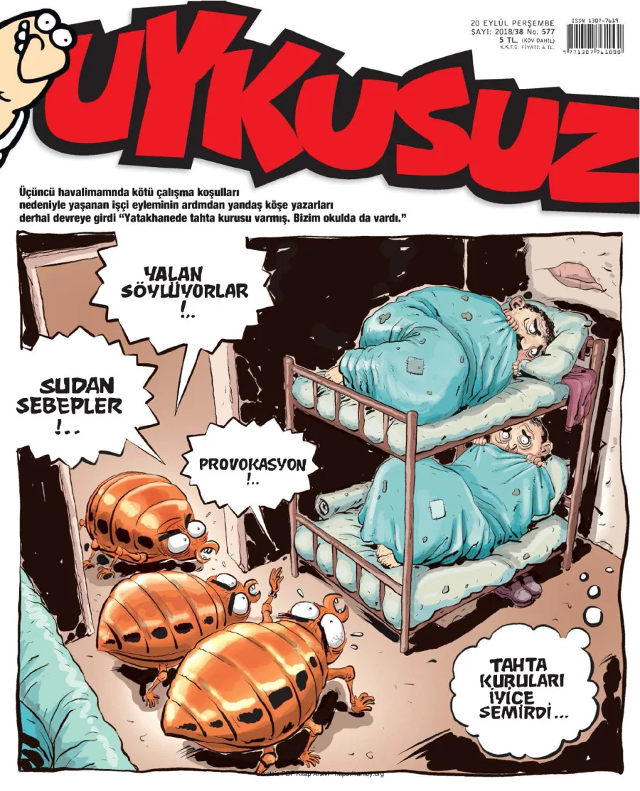 Uykusuz 2018 Sayı 577 kapak görseli