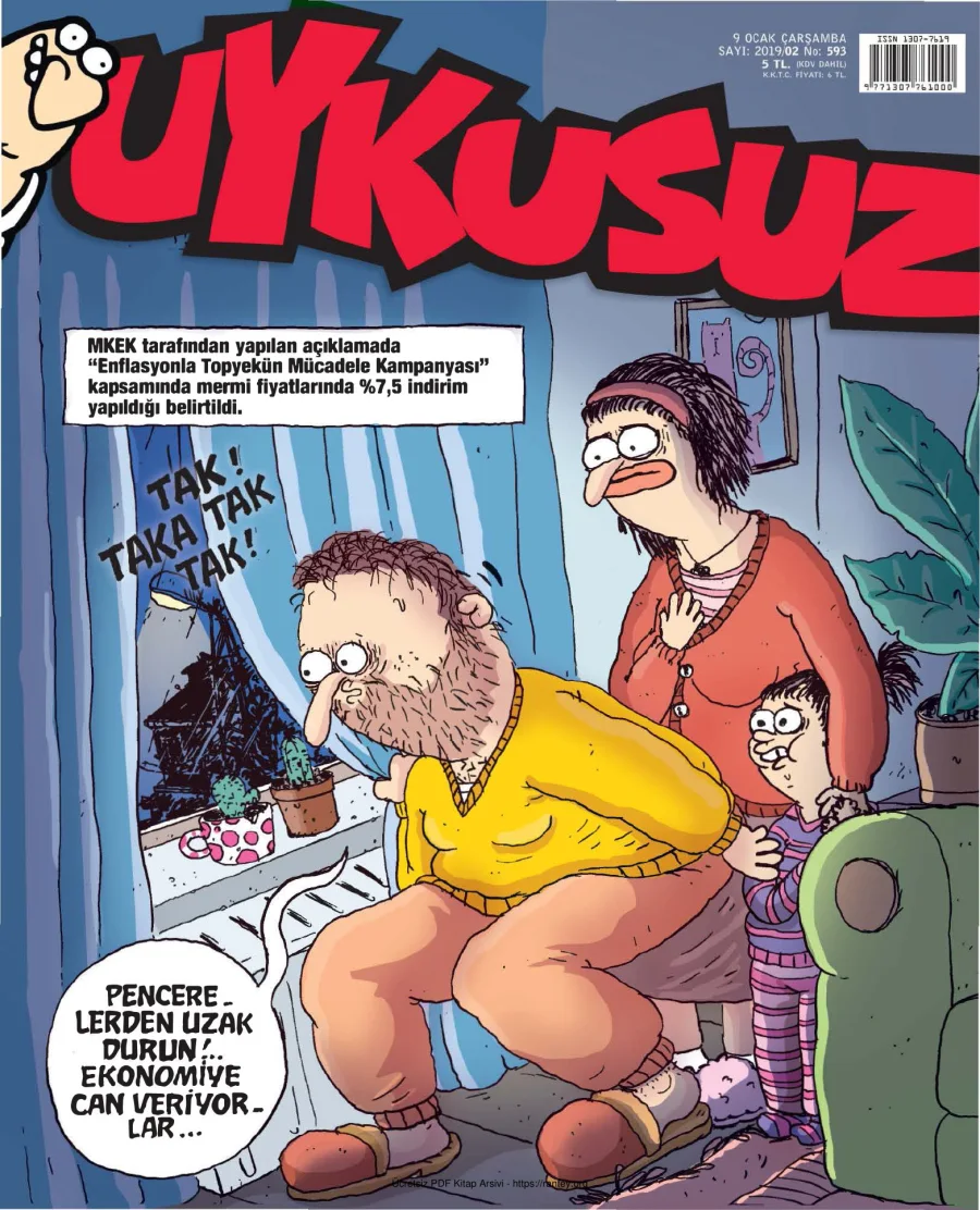 Uykusuz 2019 Sayı 593 kapak görseli