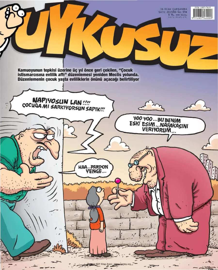 Uykusuz 2019 Sayı 594 kapak görseli