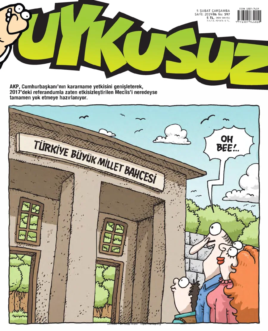 Uykusuz 2019 Sayı 597 kapak görseli