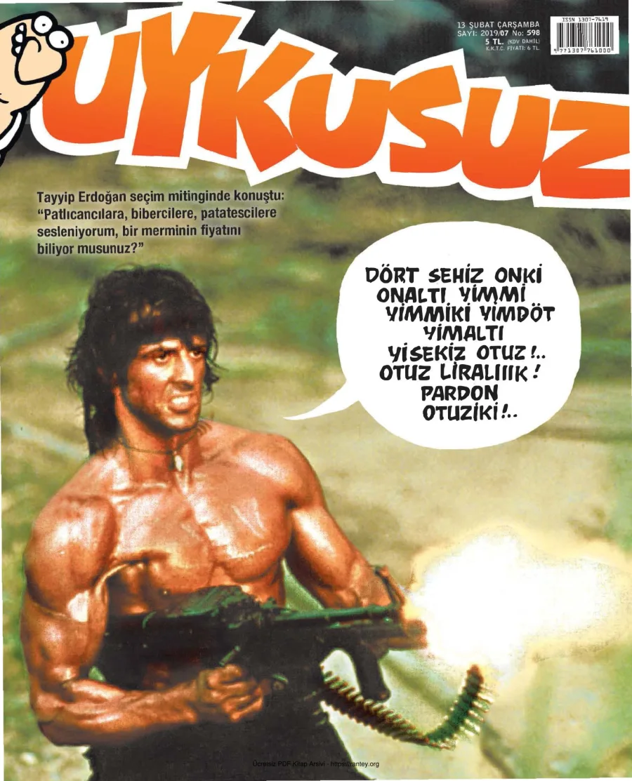 Uykusuz 2019 Sayı 598 kapak görseli