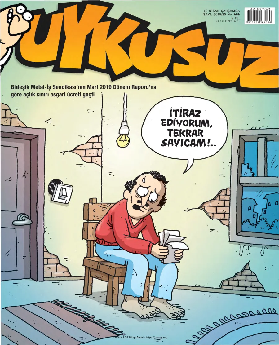 Uykusuz 2019 Sayı 606 kapak görseli
