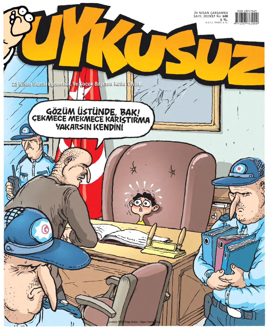 Uykusuz 2019 Sayı 608 kapak görseli