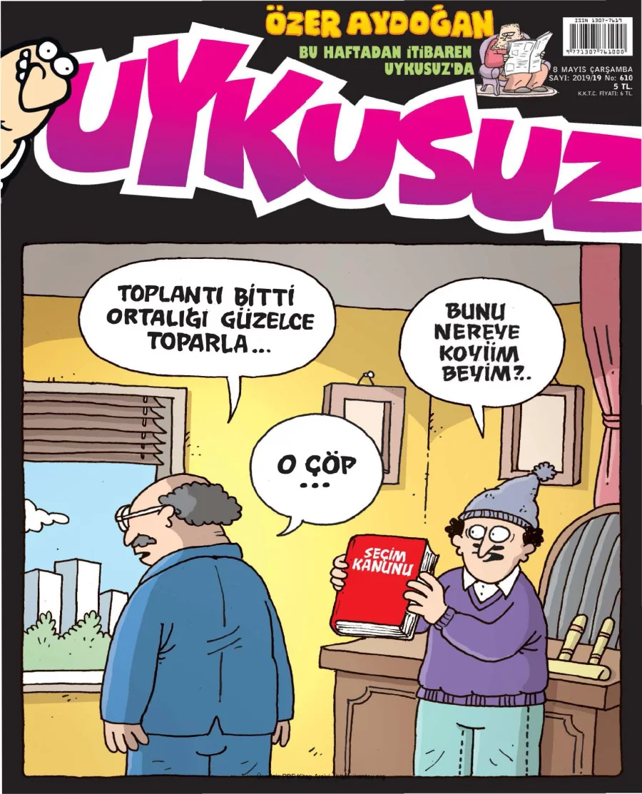 Uykusuz 2019 Sayı 610 kapak görseli